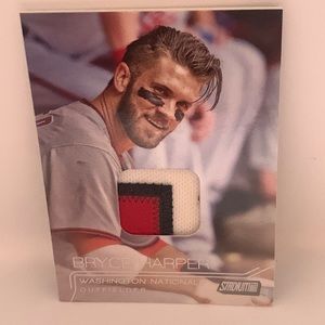 Bryce Harper Nationals Custom Jersey Card (013)